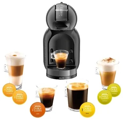Krups - Kávovar na kapsule NESCAFÉ DOLCE GUSTO MINI ME 1500W antracit