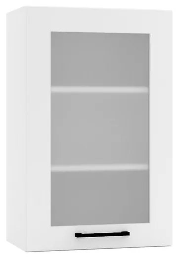 Kuchynská skrinka Denis WS45 PL biely satén mat/biela