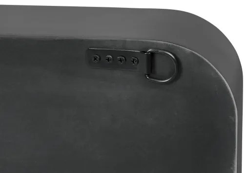 Eglo 425063 - Nástenné zrkadlo BONTANG 120x60 cm čierna/zlatá