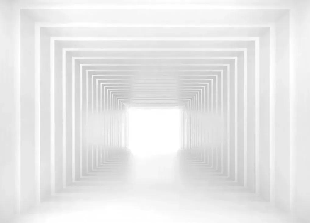 Manufakturer -  Tapeta 3D white corridor