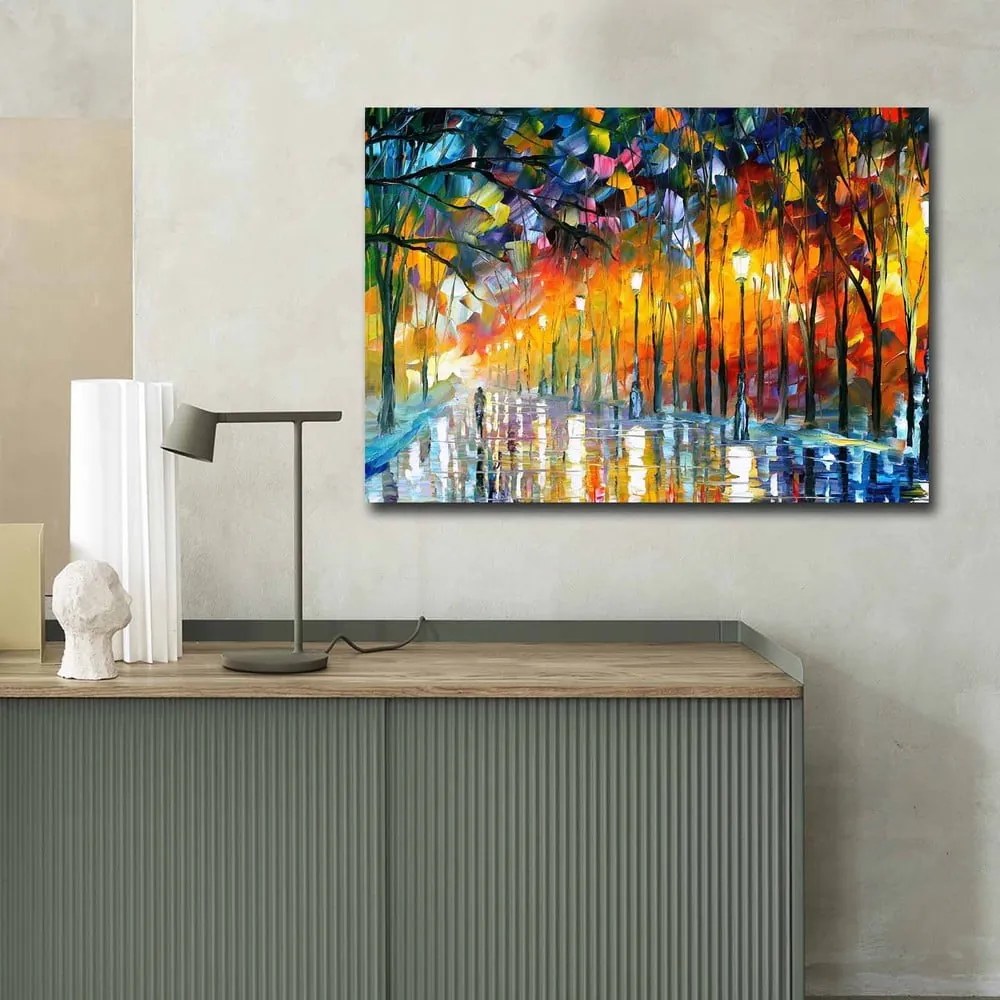 Nástenná reprodukcia na plátne Leonid Afremov, 100 × 70 cm