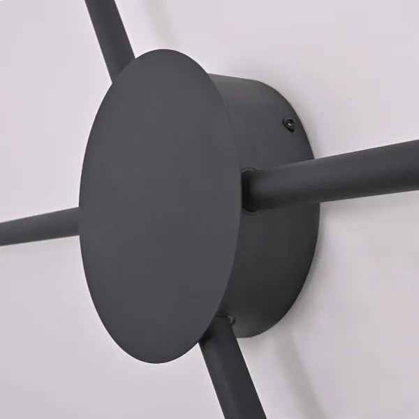 Brilagi - LED Nástenné svietidlo LUGO QUATTRO LED/16W/230V čierna