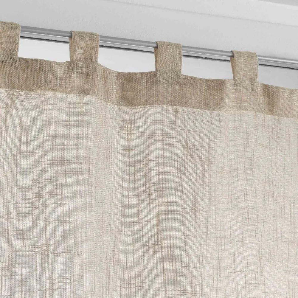 Hnedé záclony v súprave 2 ks 60x90 cm Haltona – douceur d'intérieur