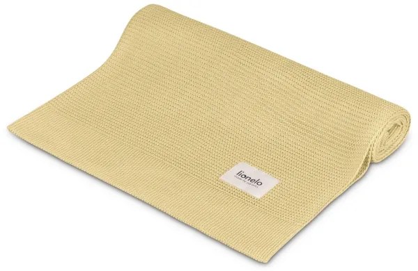 Lionelo - Bambusová deka BAMBOO BLANKET 75x100 cm citrónovo žltá