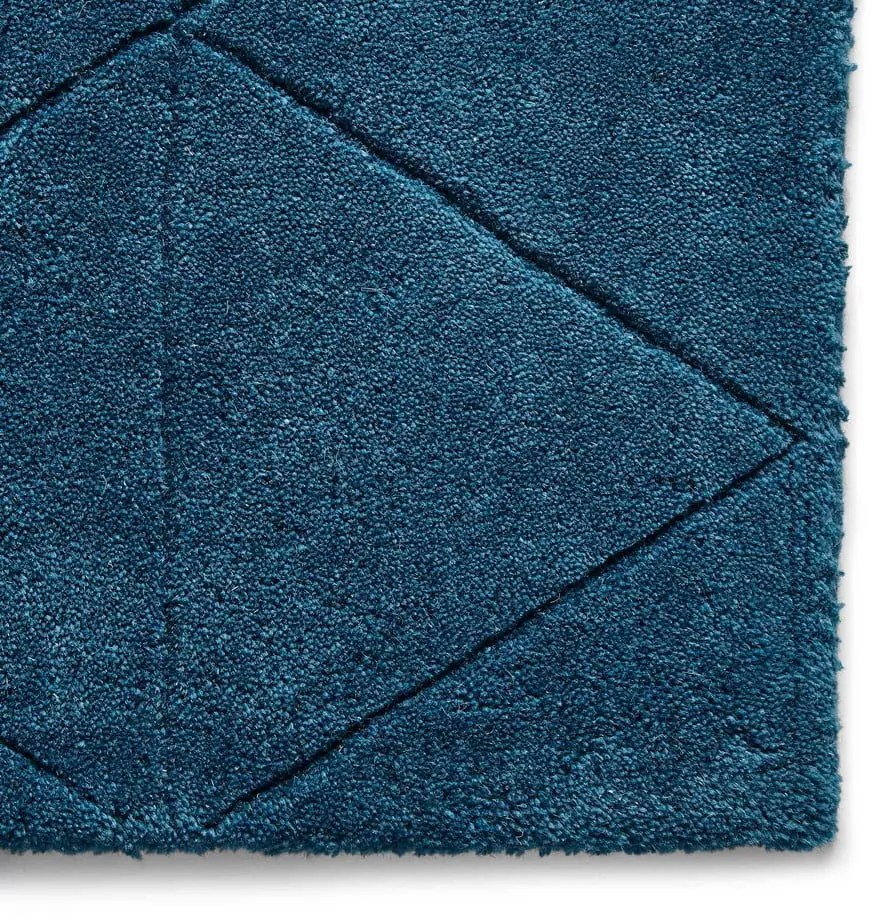 Modrý vlnený koberec Think Rugs Kasbah, 150 x 230 cm