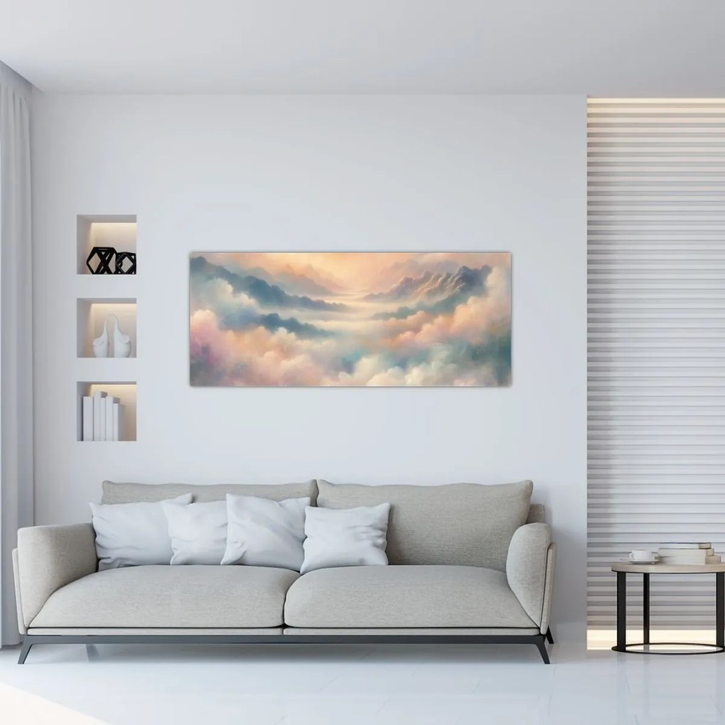 Obraz - Oblaky (120x50 cm)