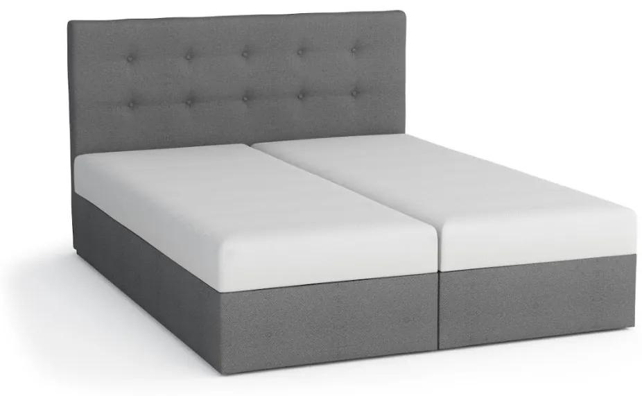 Čalúnená posteľ DOUBLE 1, cosmic 800, 180x200 cm