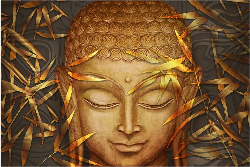 Obraz - Zlatý Budha (90x60 cm)