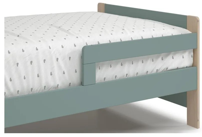 Rastúca detská posteľ v zeleno-prírodnej farbe 90x140/190 cm Willi – Marckeric