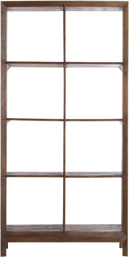 Knižnica z mangového dreva v prírodnej farbe 95x190 cm Sondrio – Light & Living