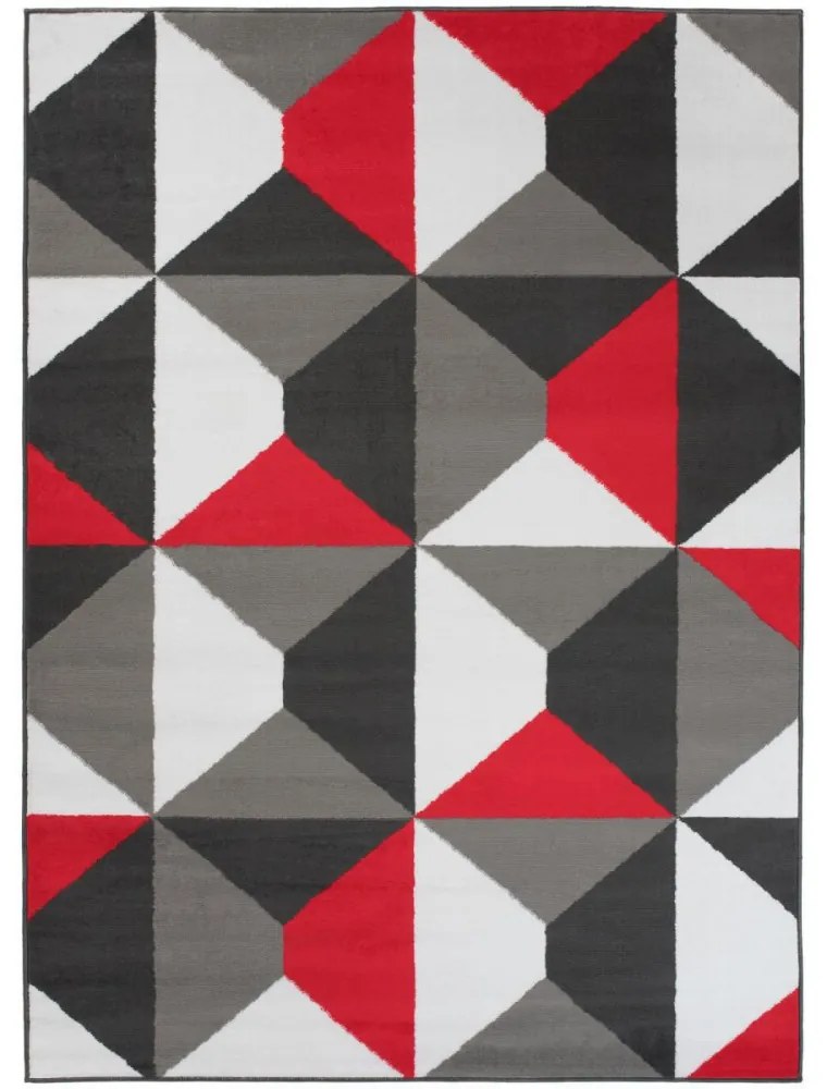 Kusový koberec PP Fino červený 120x170cm