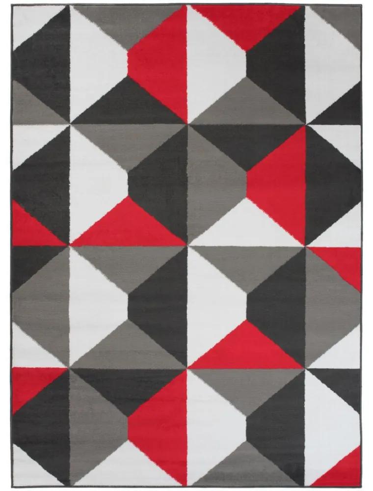 Kusový koberec PP Fino červený 160x220cm
