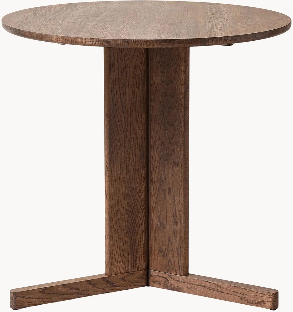 Okrúhly skladací jedálenský stôl Trefoil, Ø 75 cm