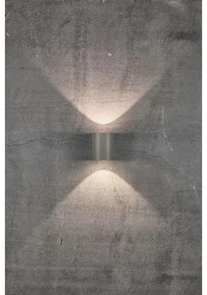 Nordlux - LED vonkajšie nástenné svietidlo CANTO 2xLED/5,5W/230V IP44 sivá