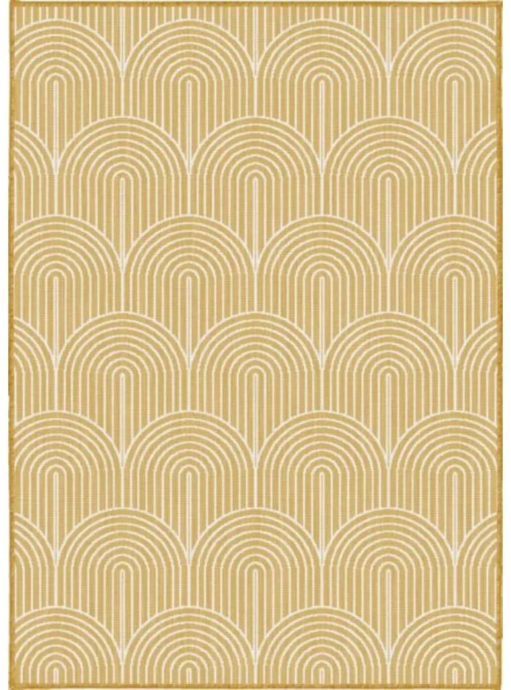 Okrovožltý vonkajší koberec 80x150 cm Pangli Ochre – Hanse Home
