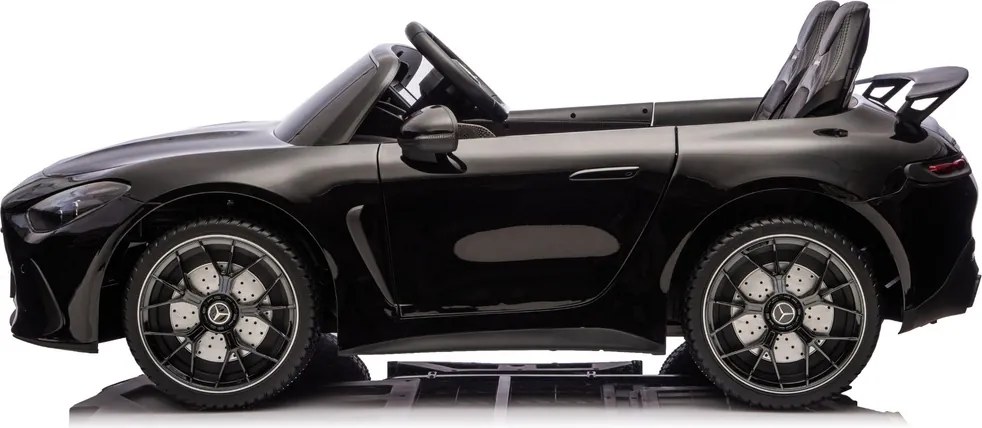 LEAN CARS Elektrické autíčko Mercedes GT63 AMG DK-GT63 24V LCD tichý motor čierne