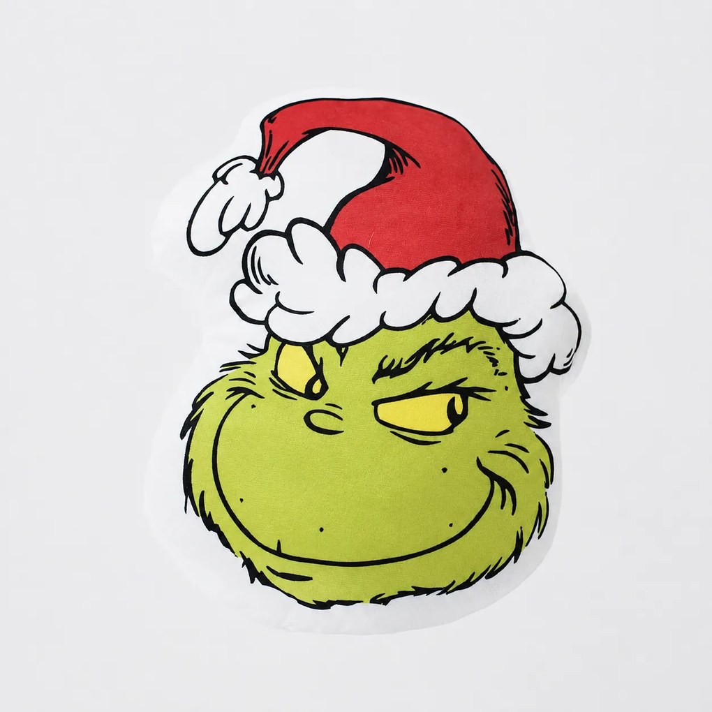 Jerry Fabrics Tvarovaný vankúšik - Grinch