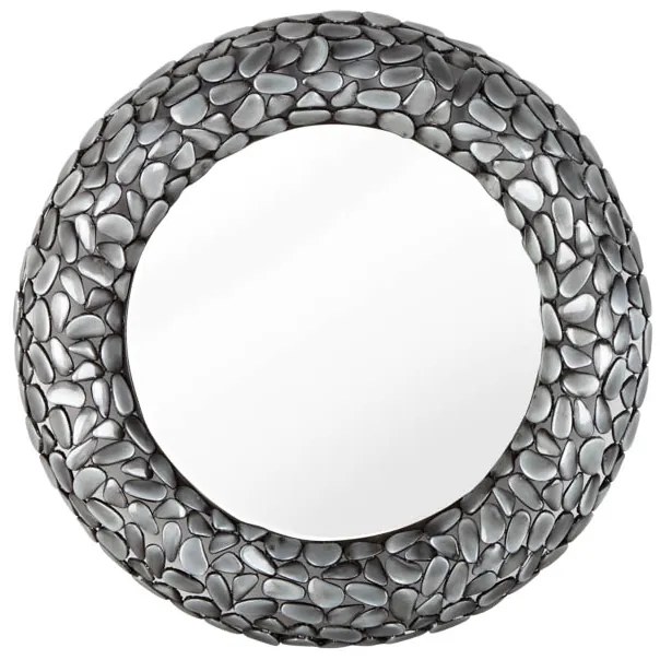 Dizajnové nástenné zrkadlo Mauricio II 82 cm sivé