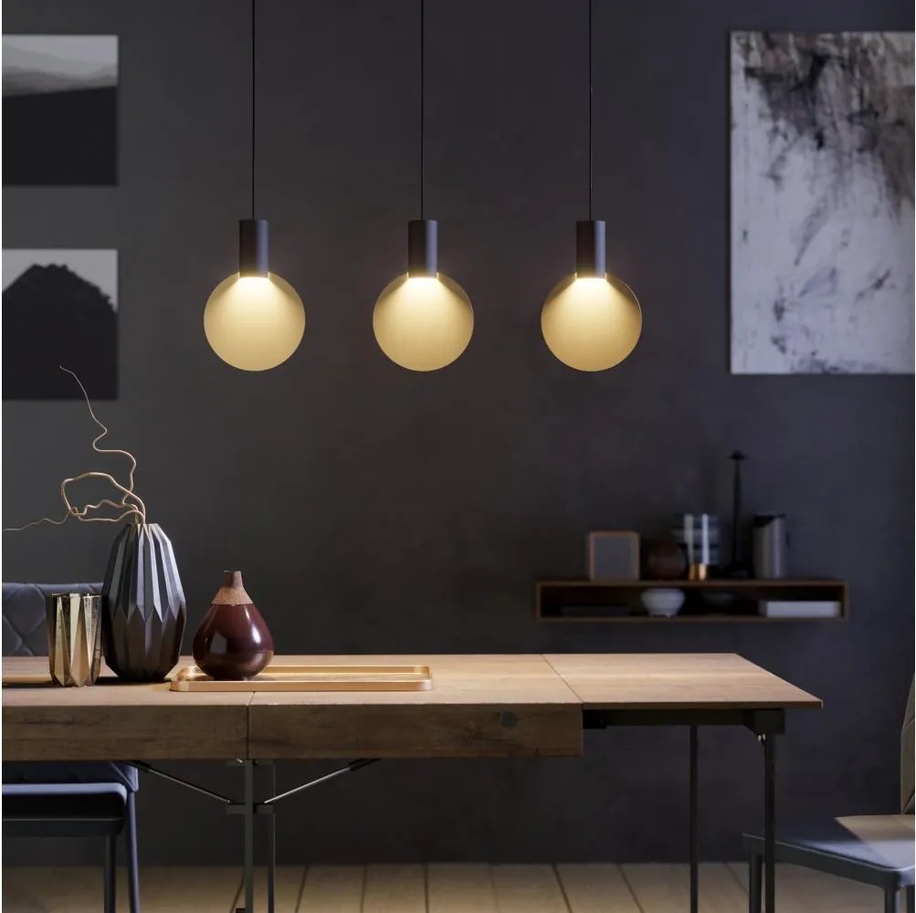 Eglo 900402 - LED Luster na lanku SARONA 3xGU10/4,5W/230V 3000K