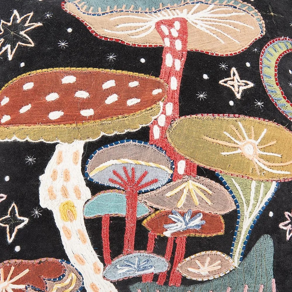 BOHEMIAN Vankúš huby 45 x 45 cm
