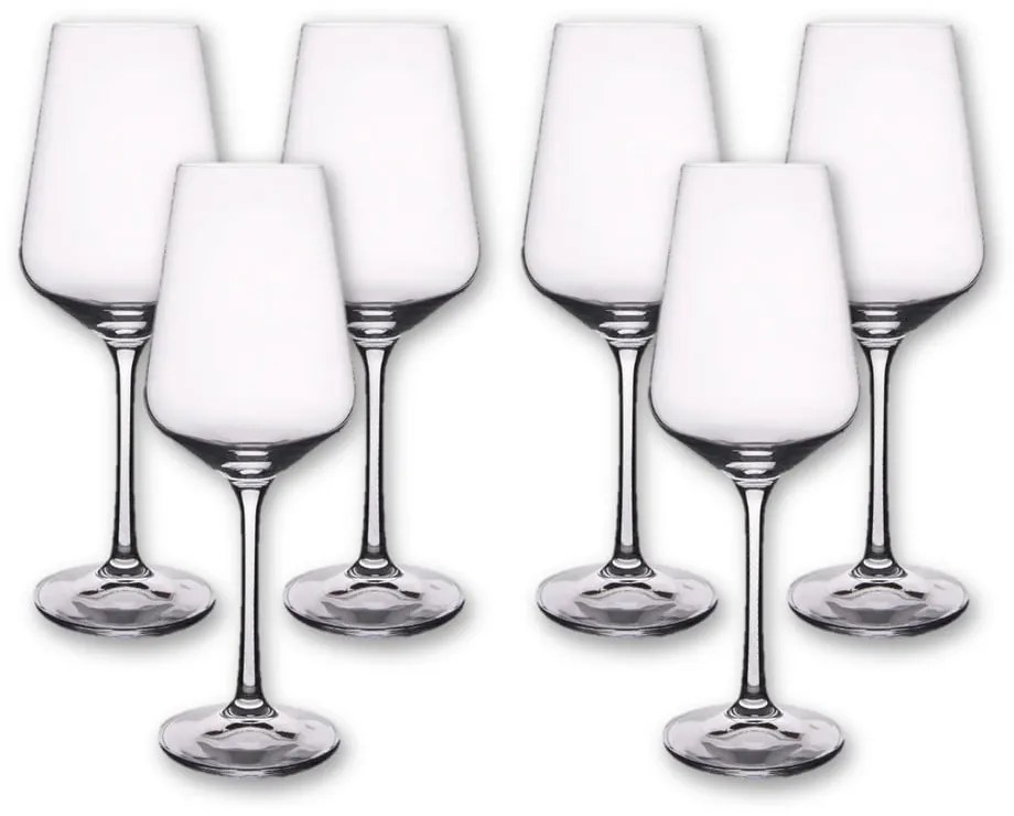 Poháre v súprave 6 ks na víno 250 ml Sandra – Orion