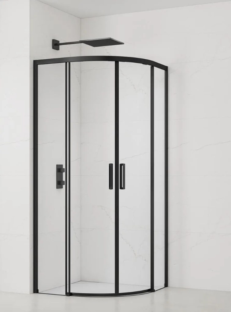 Sprchový kút štvrťkruh 80x80 cm SAT TEX BB SATTEXSBB80CT