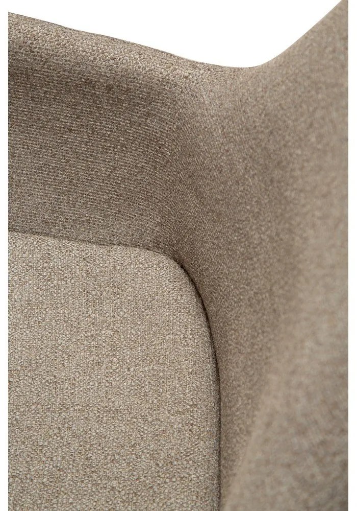 Béžové kreslo z textílie buklé Zimmer – DAN-FORM Denmark