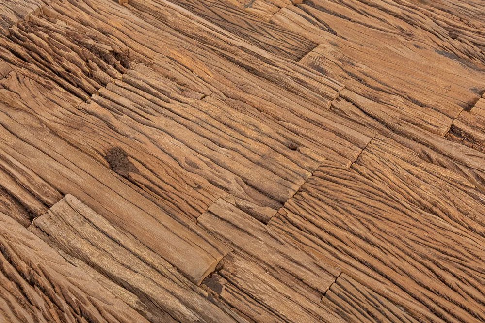 Jedálenský stôl Barracuda X 180cm natural so sklom