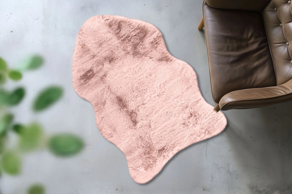 Obsession, Kusový koberec Infinity 201 Powderpink, 60x90, ružová, obývacia izba