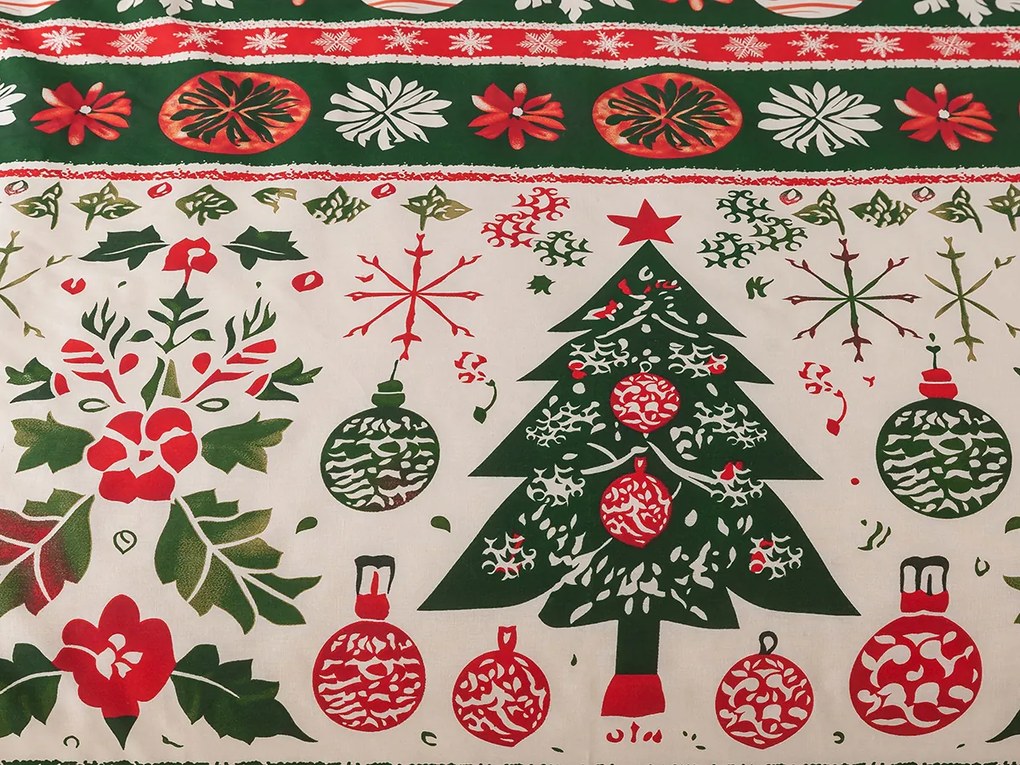 XPOSE® Francuzské bavlnené Renforcé obliečky TRADIČNÉ VIANOCE