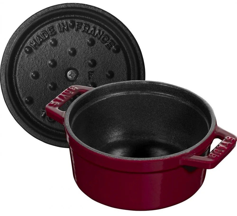 Staub Cocotte Mini hrniec okrúhly 10 cm/0,25 l bordeaux, 40502-281