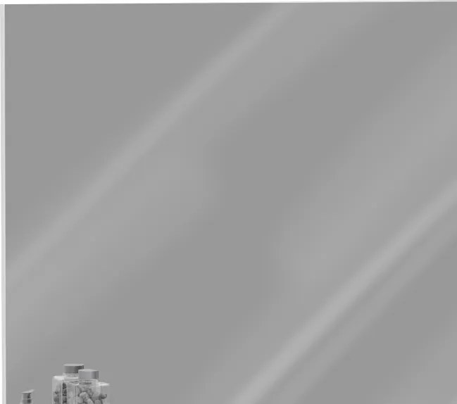 Kozmetický stolík so zrkadlom Marl,biely