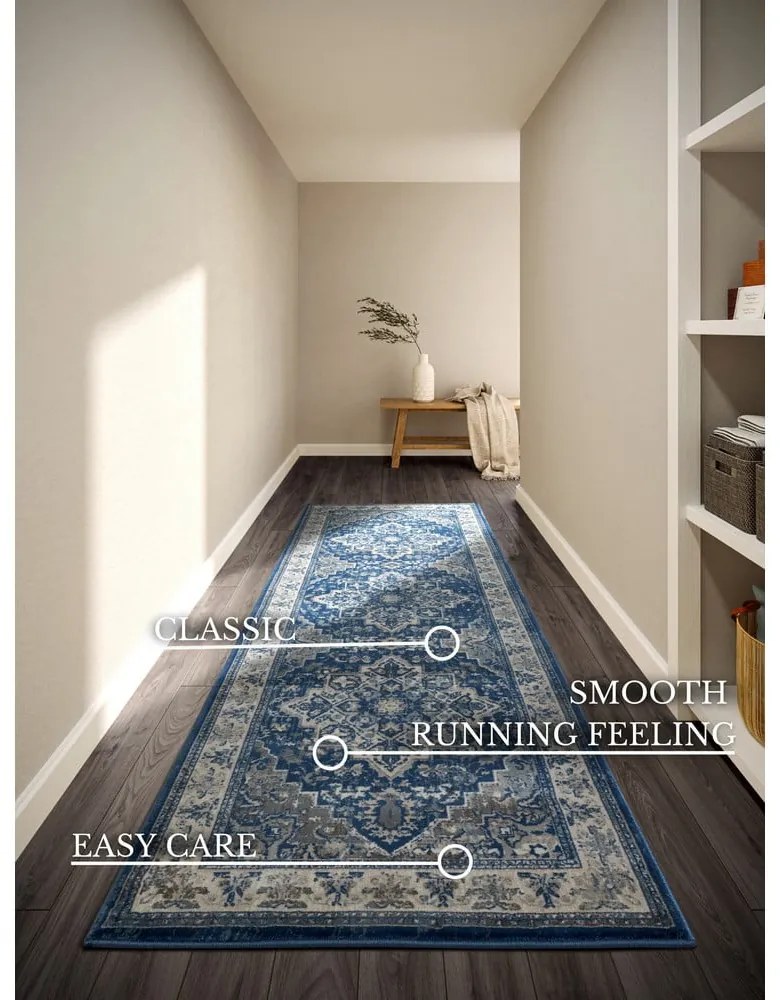 Modrý behúň 80x240 cm Jehanne – Villeroy&amp;Boch