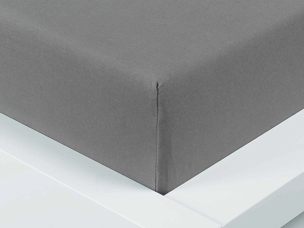 XPOSE® Jersey plachta Exclusive - tmavo sivá 90x200 cm