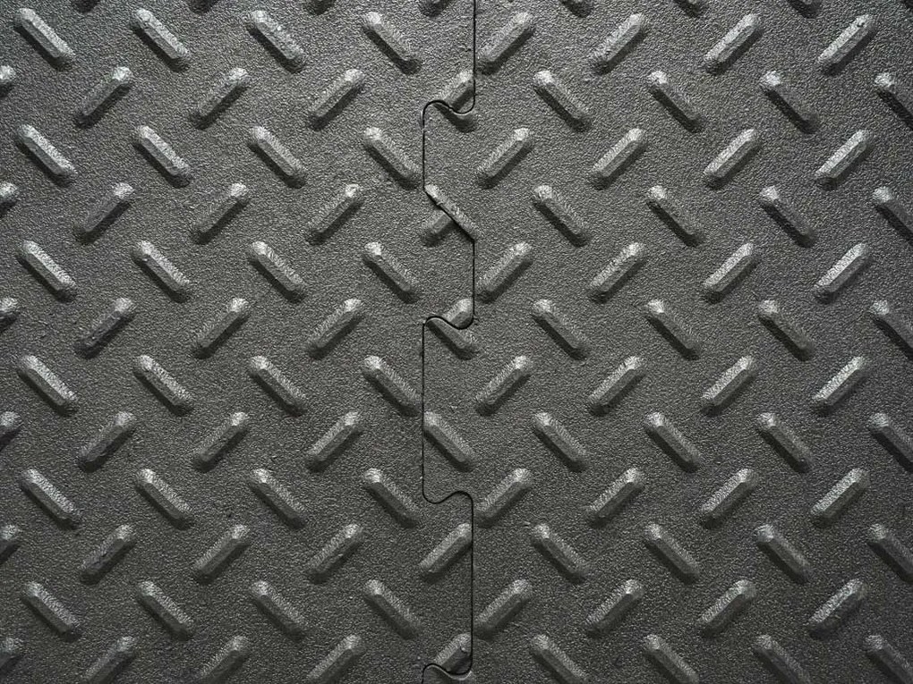 Gumová dlaždica Alfa 30 x 30 cm, čierna MHEU5100330