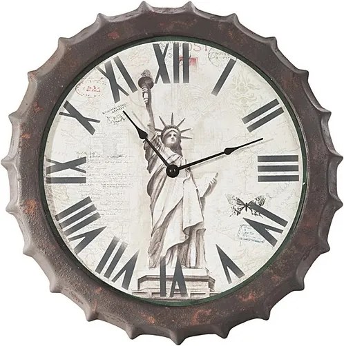 Moderné nástenné hodiny CITY 42 cm