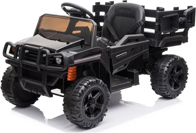 LEAN CARS Batériové autíčko BDM0926 LED MP3 diaľkové čierne