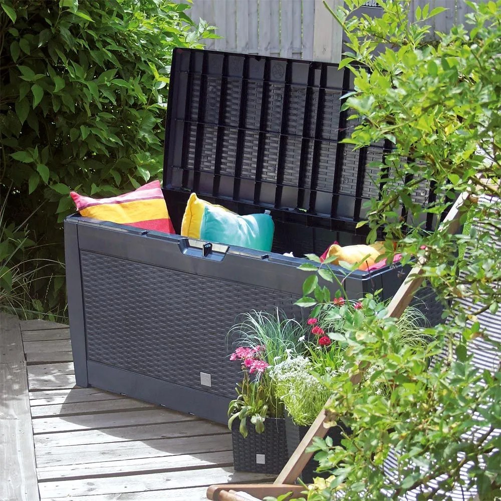 InternetovaZahrada Úložný box 119cm x 48cm x 60cm - antracit
