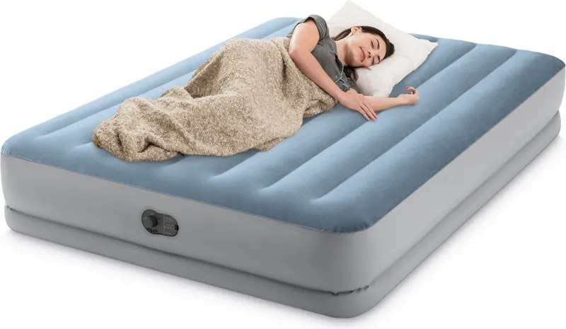 INTEX Nafukovacia posteľ QUEEN DURA-BEAM COMFORT s USB pumpou