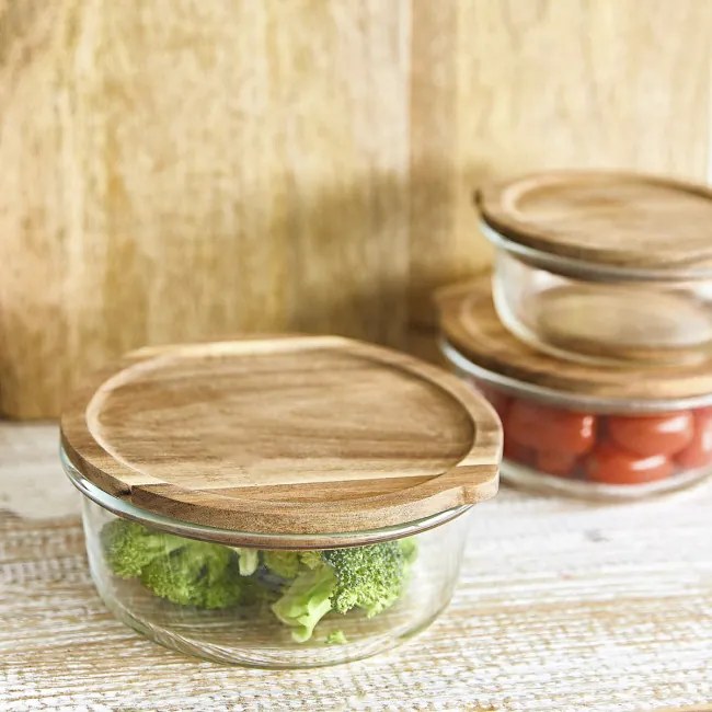 Nádoba MAIRA s akáciovým vekom L 890920