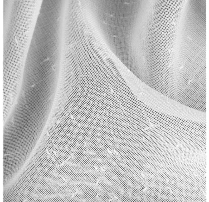 DECOREUM Záclona 300 cm x 145 cm biela 100% polyester Rozmer varianty: 400 cm x 250 cm, Farba varianty: Biela 104653