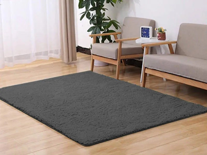 TZ Tmavosivý obdĺžnikový koberec Alpaka Rozmer: 200x250 cm