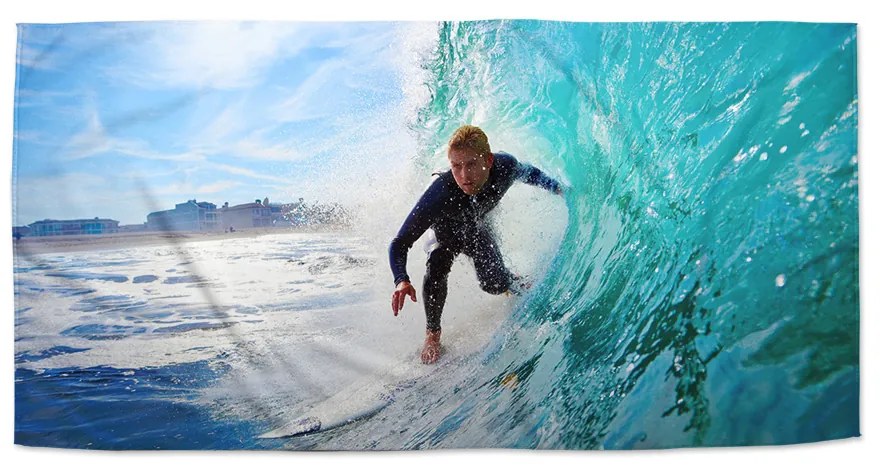 Sablio Uterák surfista na vlne - 50x100 cm