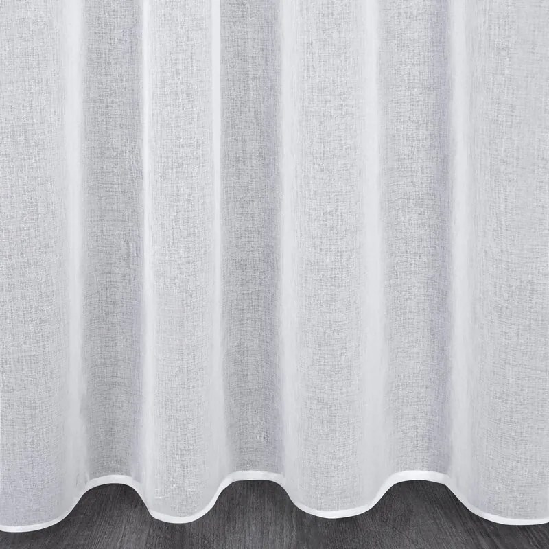 Dekorstudio Záclona ELPIDIA s riasiacou páskou 350 x 150 cm – biela