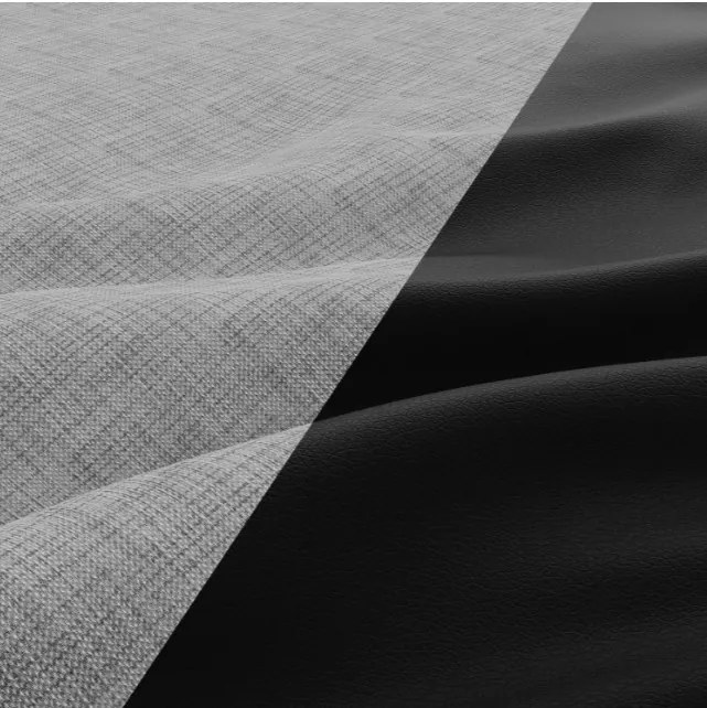 Kreslo LUNA sivé / čierne