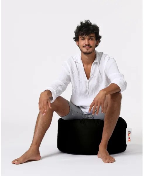 Taburet 55 cm čierna