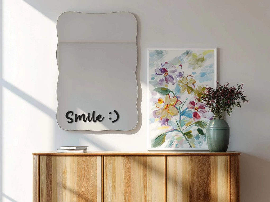Nálepka na zrkadlo S21 – Smile