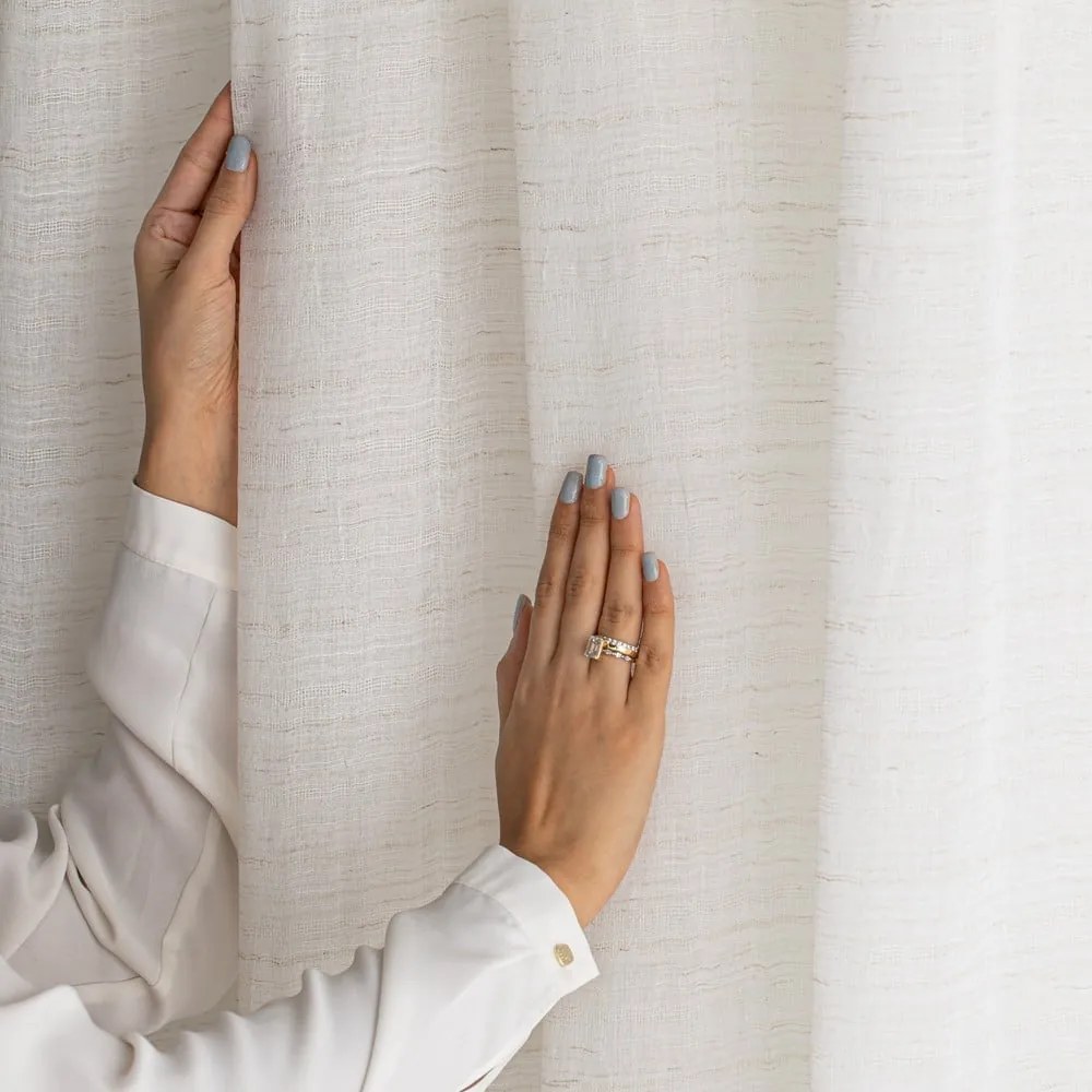 Krémovobiely záves 140x250 cm Drimar – Restilo