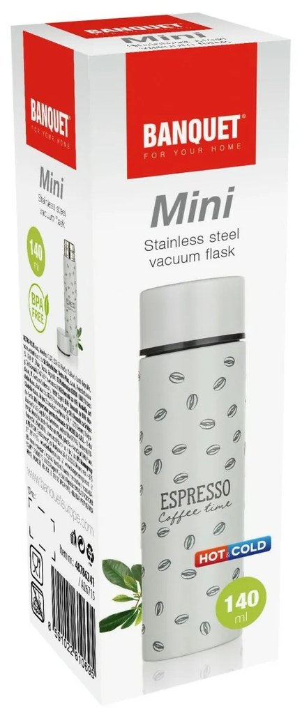 Banquet Termoska nehrdzavejúca MINI 140 ml, espresso