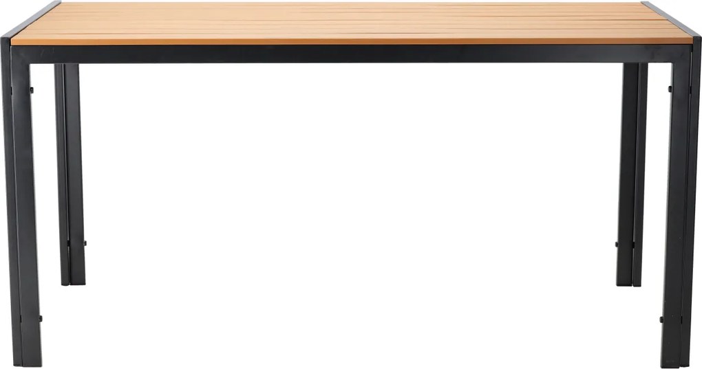 CH Záhradný oceľový stôl Polywood- čierna